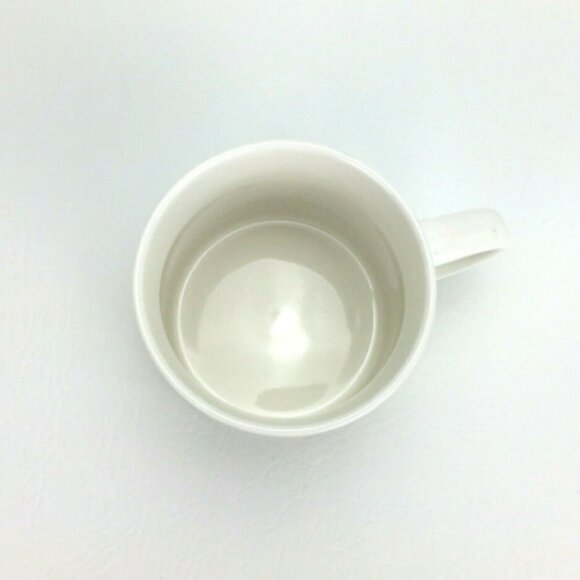 THRESHOLD Porcelain Speckled I'm Not Asleep I'm doing Yoga 12 oz Mug - Picture 3 of 5